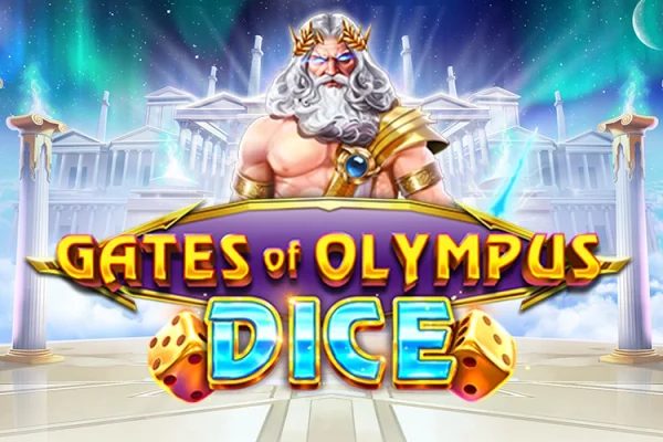 Gates of Olympus Dice promotional game artwork by Pragmatic Play